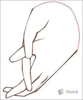 Flash繪畫(huà)實(shí)例:青春靚麗美女