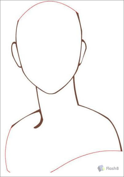 Flash繪畫(huà)實(shí)例:青春靚麗美女