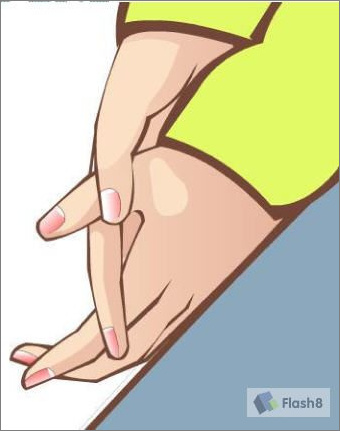 Flash繪畫(huà)實(shí)例:青春靚麗美女