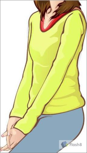 Flash繪畫(huà)實(shí)例:青春靚麗美女