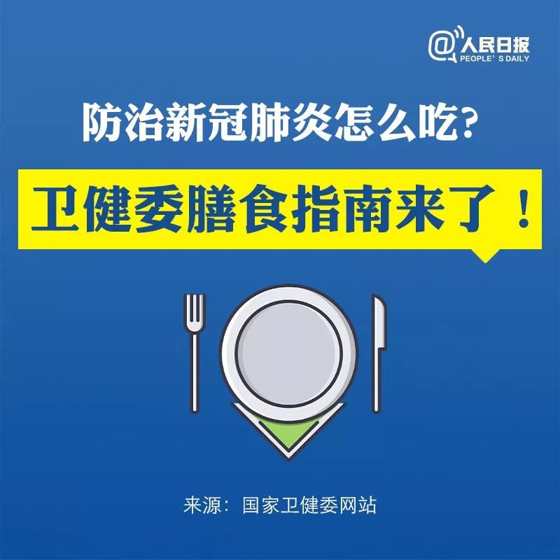 防治新型冠狀病毒感染肺炎怎么吃？衛(wèi)健委膳食指南來了！.jpg