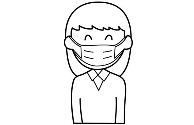 戴口罩的小女孩簡筆畫怎么畫？.jpg