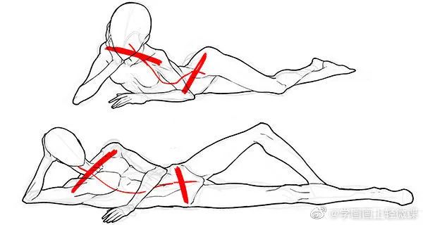 人體動勢線與姿勢參考，學畫畫收藏不虧