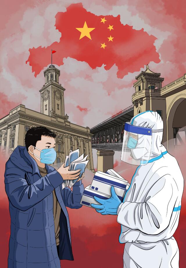 武漢抗疫新冠病毒簡筆畫，武漢必勝.jpg