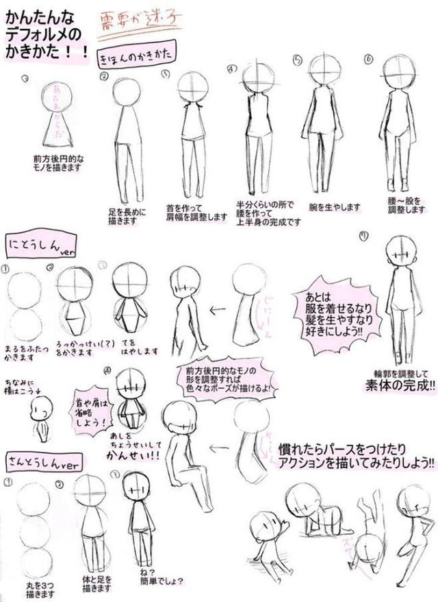 Q版動(dòng)漫人物怎么畫？畫Q版人物的教程，Q版人物畫法一定要掌握