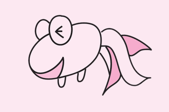 金魚(yú)簡(jiǎn)筆畫(huà)圖片