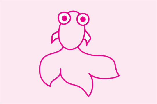 金魚(yú)簡(jiǎn)筆畫(huà)圖片