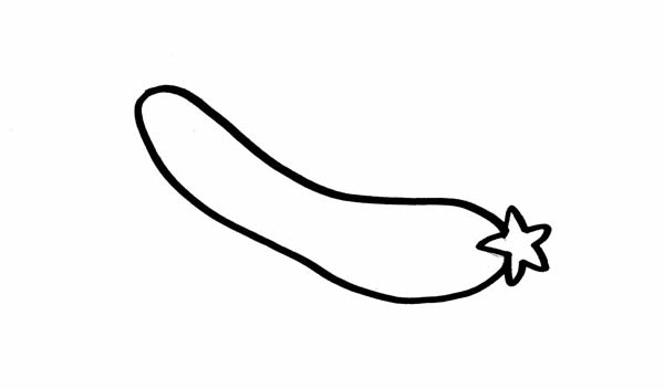 絲瓜簡(jiǎn)筆畫 絲瓜簡(jiǎn)筆畫的簡(jiǎn)單畫法_絲瓜怎么畫簡(jiǎn)筆畫步驟圖片