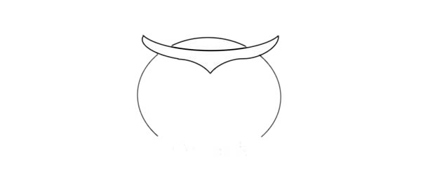 可愛(ài)貓頭鷹簡(jiǎn)筆畫畫法步驟圖片