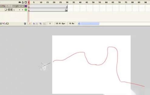 Flash動畫制作公司如何使用flash制作引導(dǎo)層動畫5.jpg Flash動畫制作公司如何使用flash制作引導(dǎo)層動畫5.jpg