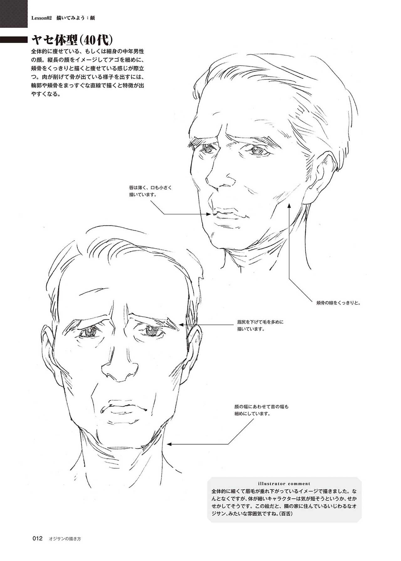 動漫中老年人角色怎么畫？