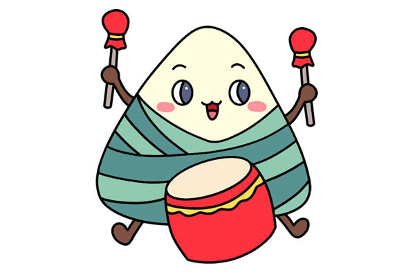 粽子怎么畫呢？