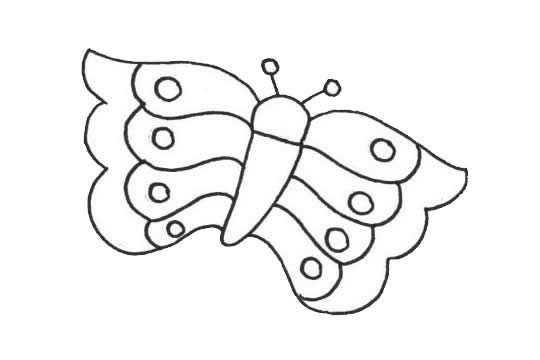 蝴蝶簡(jiǎn)筆畫圖片
