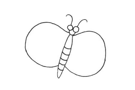 蝴蝶簡(jiǎn)筆畫圖片