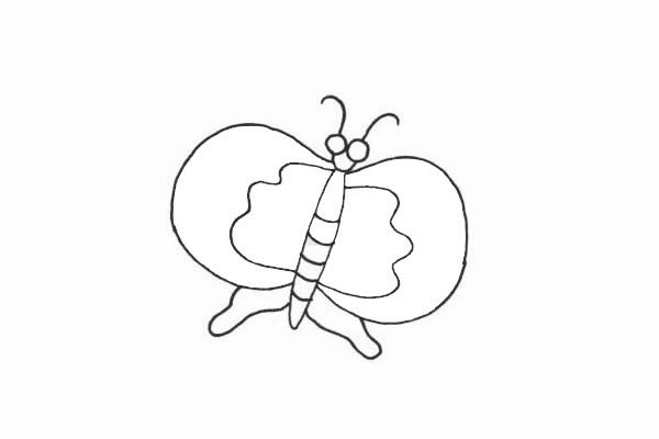 蝴蝶簡(jiǎn)筆畫圖片