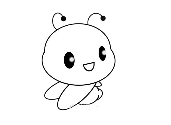 卡通小蜜蜂簡(jiǎn)筆畫圖片