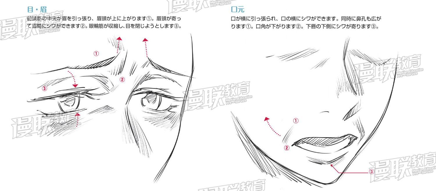 「教程」漫畫人物6種基本表情的畫法 part 03 “悲”的表情畫法 「教程」漫畫人物6種基本表情的畫法 part 03 “悲”的表情畫法