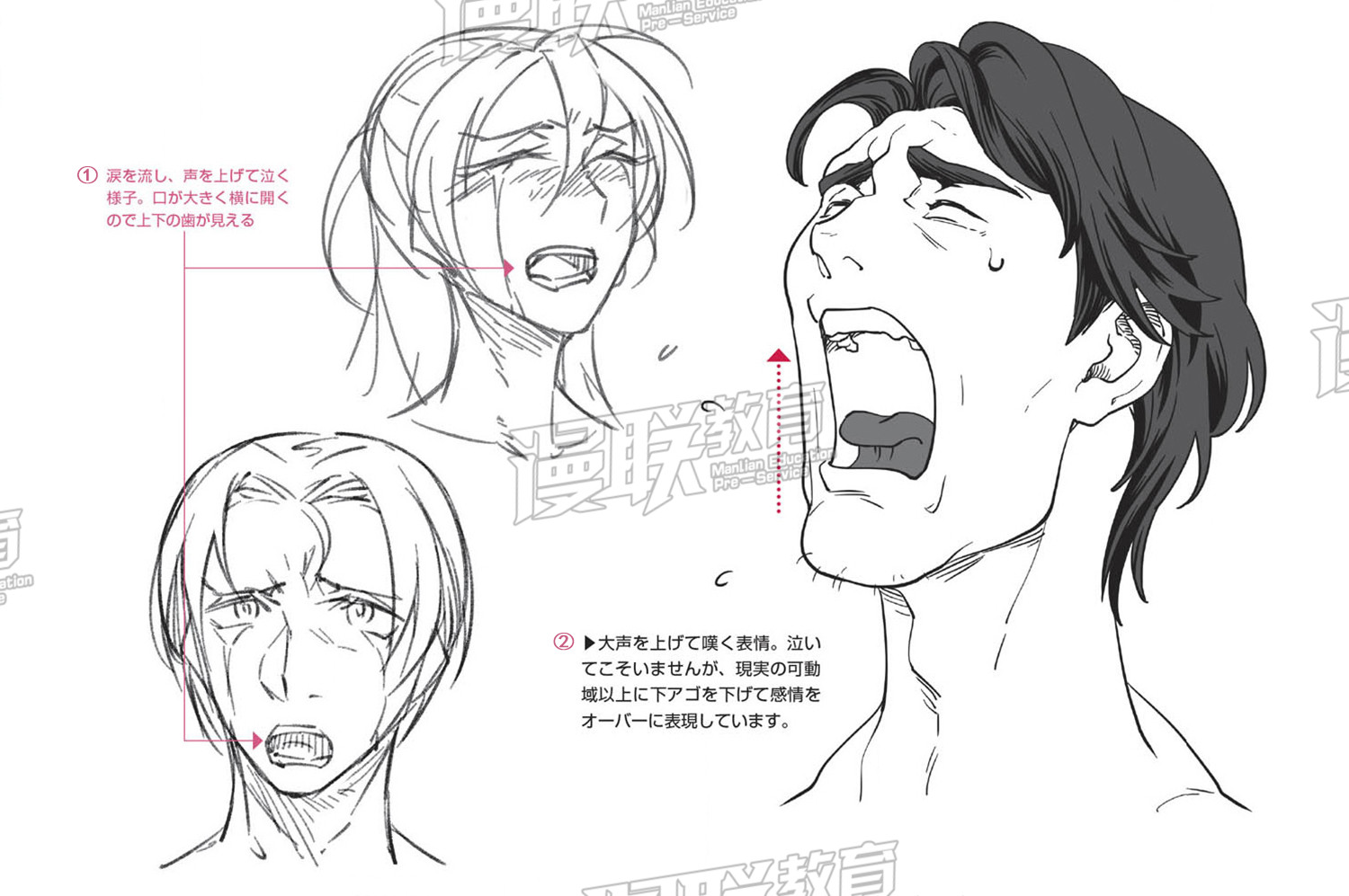 「教程」漫畫人物6種基本表情的畫法 part 03 “悲”的表情畫法 「教程」漫畫人物6種基本表情的畫法 part 03 “悲”的表情畫法