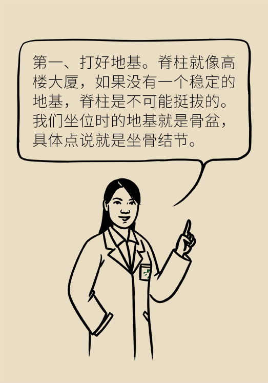 正確坐姿科普動漫制作：抬頭挺胸竟然不是最正確的姿勢？