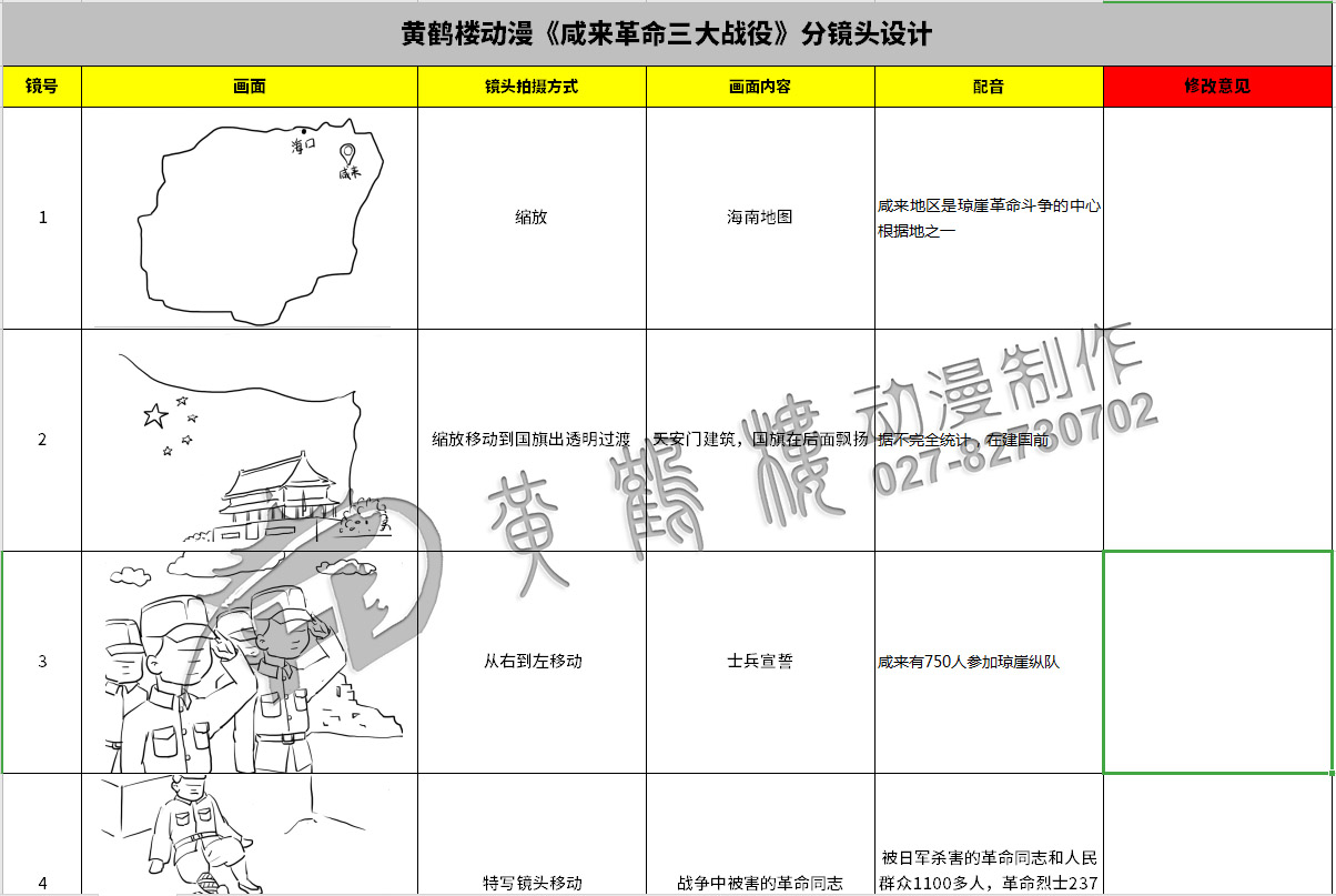 黃鶴樓動漫《咸來革命三大戰(zhàn)役》分鏡頭設(shè)計.jpg 黃鶴樓動漫《咸來革命三大戰(zhàn)役》分鏡頭設(shè)計.jpg