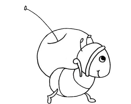 螞蟻簡(jiǎn)筆畫圖片