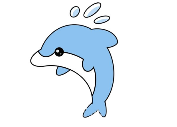 海豚怎么畫呢？