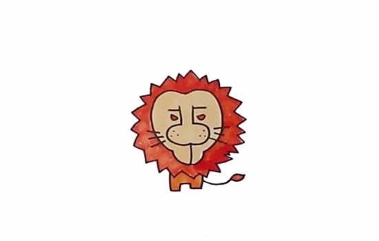 獅子怎么畫？