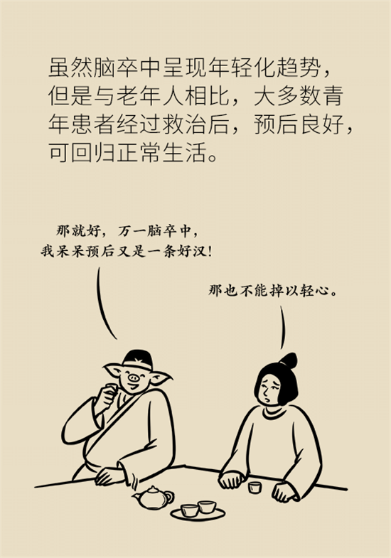 年紀(jì)輕輕別大意，小心腦卒中