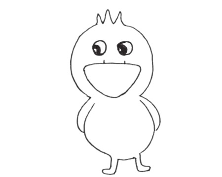 鴨子簡(jiǎn)筆畫(huà)圖片