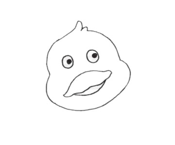 小鴨子簡(jiǎn)筆畫(huà)圖片