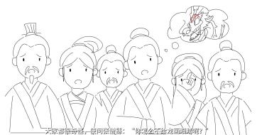 大家都很奇怪,便問(wèn)張僧繇:“你怎么不給龍畫(huà)眼睛呢?”.jpg 大家都很奇怪,便問(wèn)張僧繇:“你怎么不給龍畫(huà)眼睛呢?”.jpg