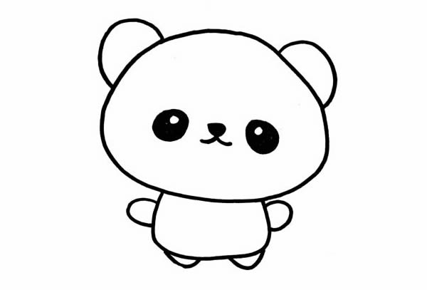 怎么畫(huà)小熊貓簡(jiǎn)筆畫(huà)可愛(ài)_一步一步教畫(huà)小熊貓簡(jiǎn)筆畫(huà)