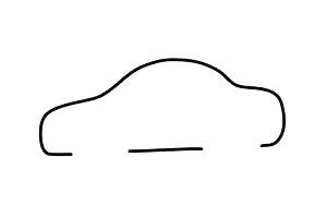 警車 警車簡(jiǎn)筆畫圖片步驟二