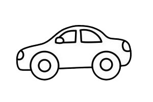 警車 警車簡(jiǎn)筆畫圖片步驟五