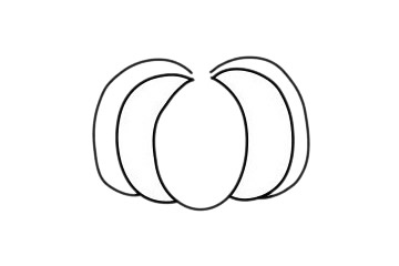 南瓜 南瓜簡(jiǎn)筆畫(huà)圖片
