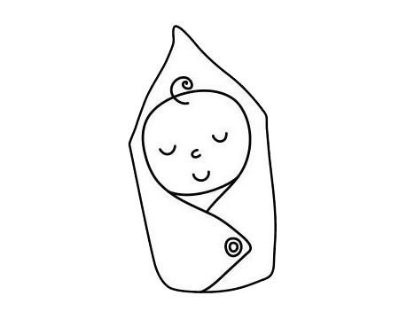 嬰兒 嬰兒簡(jiǎn)筆畫圖片