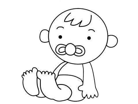 嬰兒 嬰兒簡(jiǎn)筆畫圖片