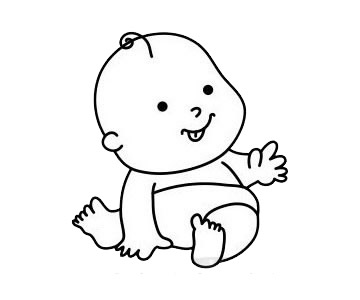 嬰兒 嬰兒簡(jiǎn)筆畫圖片