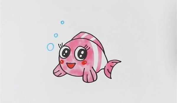 小丑魚 漂亮的小丑魚簡(jiǎn)筆畫
