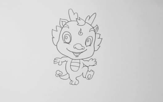 龍 卡通小龍怎么畫簡筆畫簡單漂亮