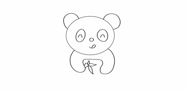 熊貓 大熊貓怎么畫簡筆畫簡單又可愛
