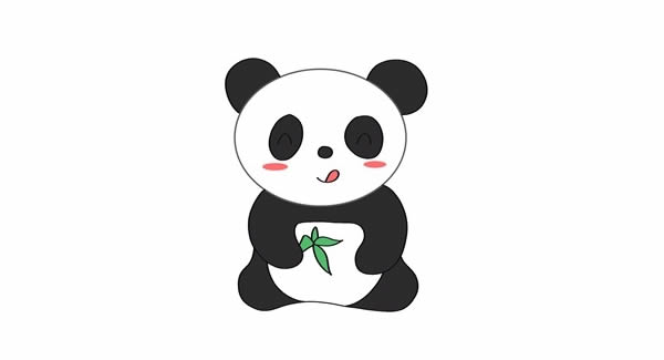 熊貓 大熊貓怎么畫簡筆畫簡單又可愛