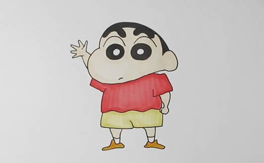 蠟筆小新 蠟筆小新怎么畫簡筆畫簡單又可愛圖片