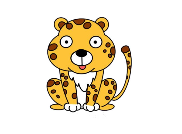 卡通獵豹 獵豹怎么畫(huà)簡(jiǎn)筆畫(huà)簡(jiǎn)單又搞笑