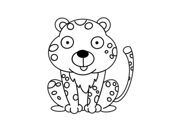 卡通獵豹 獵豹怎么畫(huà)簡(jiǎn)筆畫(huà)簡(jiǎn)單又可愛(ài)