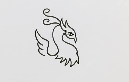 火鳳凰怎么畫(huà)好看又霸氣又簡(jiǎn)單