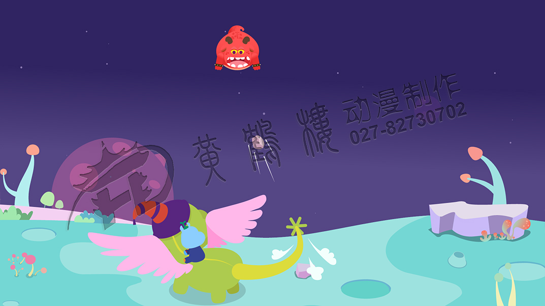 來到了地面，他一摔尾巴，把地面上的石頭塊.jpg