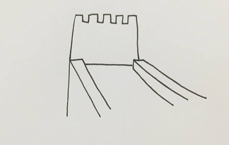 中國(guó)萬(wàn)里長(zhǎng)城的簡(jiǎn)筆畫 北京長(zhǎng)城怎么畫簡(jiǎn)單又好看