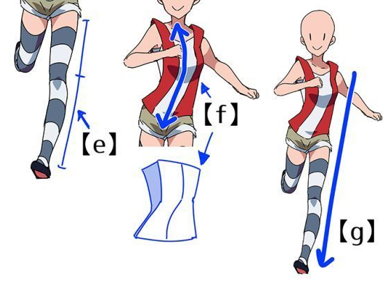膝蓋是有角度的，所以基本上看不到腿肚子.jpg