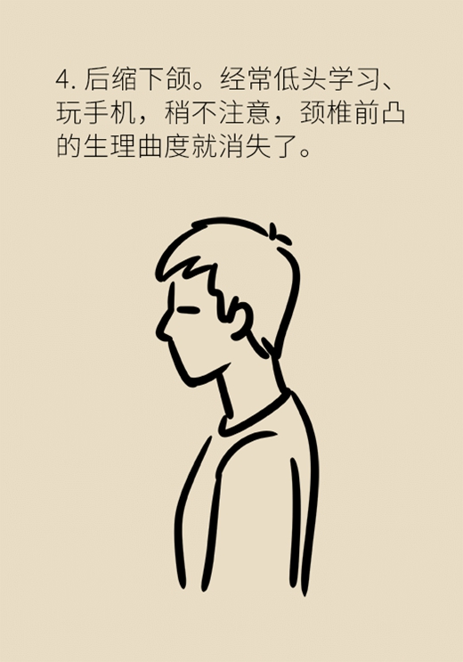 醫(yī)學坐姿健康科普動漫